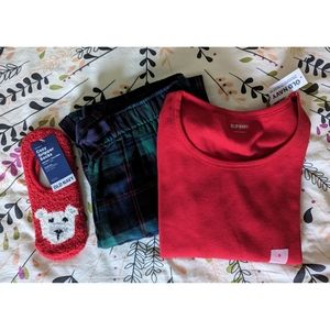 Old Navy Christmas Pajamas with Socks
